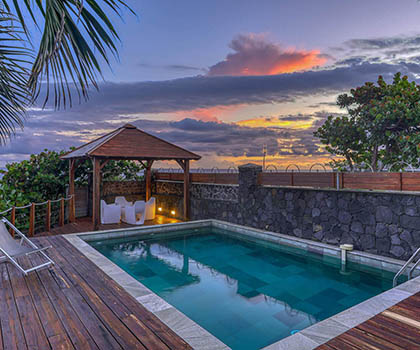Piscine de la Villa Océanides à Saint-Pierre